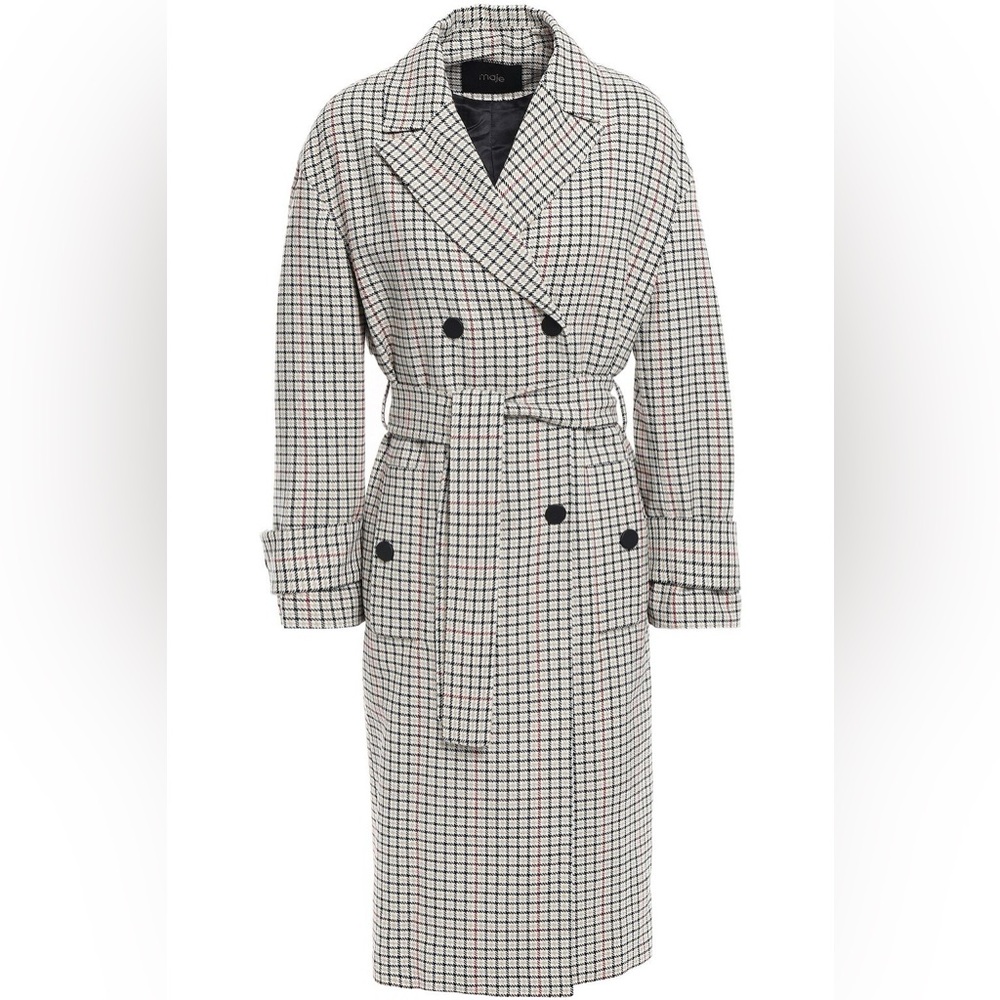 Maje Gessia Checked Trench Coat
gently wore few times and very goo condition